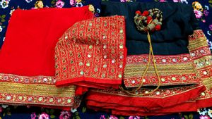 Lehnga Choli (Red &amp; Black)