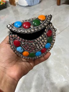 Navratri special silver Clutch Bag