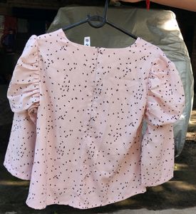 Light Pink Formal And Informal Top.