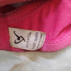 Vibrant Pink heavily Padded Bra