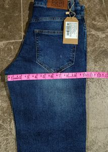 Slim Fit Stretchable Jeans with Insert Pockets