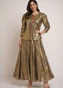 Beautiful Rajputi Style Kurta Lehenga 💋