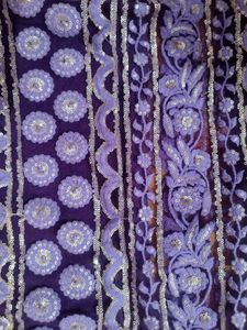 Brinjal colour kurta set