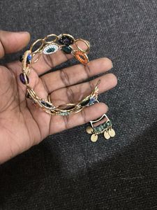 Boho Beaded Bracelet &amp; Earrings Set