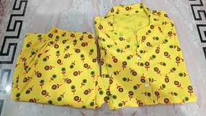 New Yellow Floral Co- ord Set