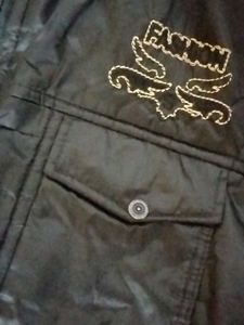 Stylish Black Puffer Jacket with Hood