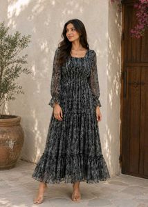 Snake Print Flowy Dress