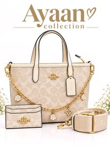 Coach City Mini With Charm+Card holder