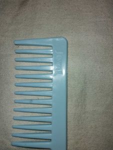 Light Blue Wide Tooth Comb