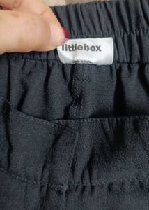 Classic Black Wide-Leg Trousers