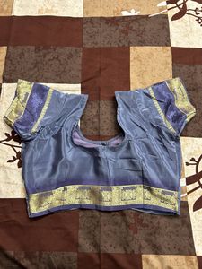 Lavender Fancy Silk Saree