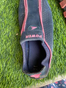 Comfortable Navy &amp; Pink Slip-On Shoes