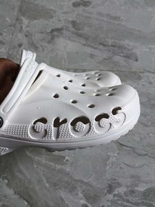 White Crocs Clogs