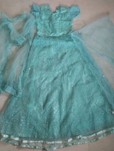 Beautiful Teal Lehenga Choli