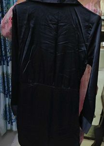 Chic Black Wrap Dress
