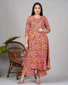 Floral Print Kurta Set 📦 Free Delivery 🚚