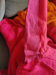 Ethanic Kurta -  Hot Pink +Orange