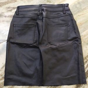 Leather Mini Skirt