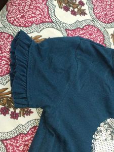 Cute Heart Sequin Tee
