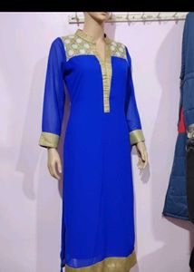 Party Wear Straight Cut Kurti