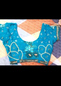 Full Embroidered Saree For Festival