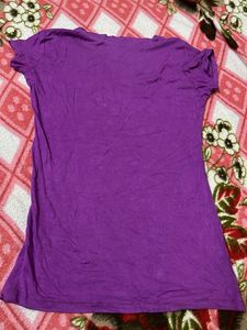 Purple Graphic T-Shirt