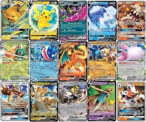 Pokemon cards .