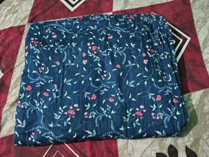 Blue Floral Print Maxi dress