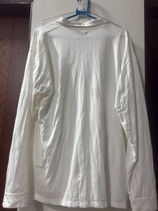 white colour full sleeve T-shirt