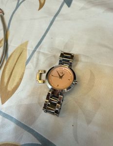 Elegant Pink Dial Watch
