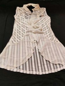 Sheer White shrug