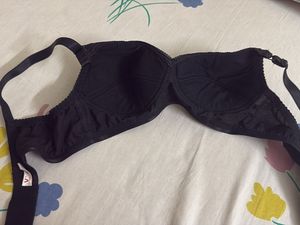 Elegant Black Lace Padded Bra