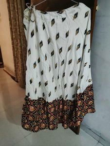 Stylish Printed Blouse with lengha