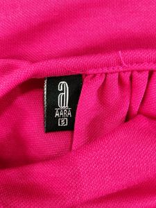 Aara Rose Pink Off Shoulder Top ( Women)