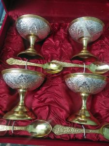 Cup Set With Velvet Box For Gift Purpose