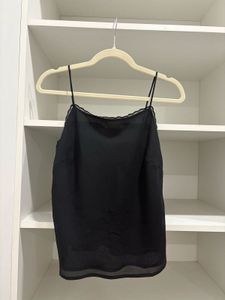 Ann Taylor Lace Trim Top