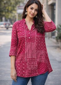 Bandhani Print short Kruti