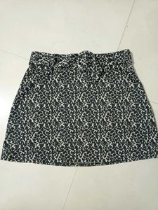 Leopard Print Short Skirts Free Size Fit To 32-38