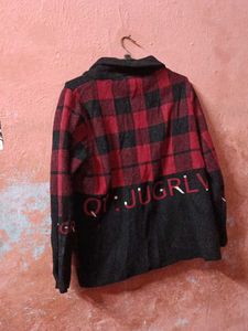 women Buffalo plaid check sweater