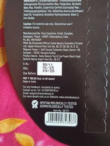Sealed Swiss Beauty You &amp; Eye Power Black Kajal