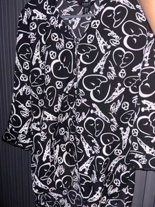 Black &amp; White Graphic Print shirt