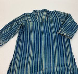 Striped Shibori print Kurta