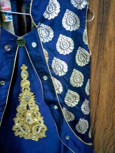 Silk Embroidered Kurti