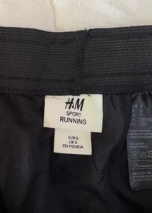 M Size Men's Black H&amp;M sports Athletic Shorts
