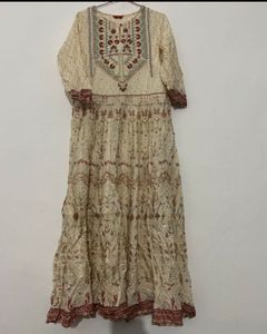 Elegant Printed Anarkali Kurta