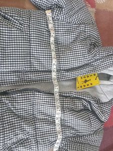 Stylish Gingham Puffer Jacket
