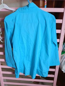 Turquoise Blue  formal shirt