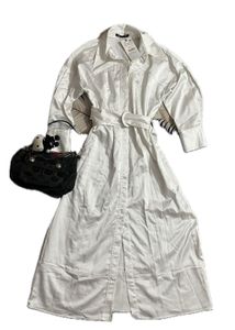 Zara Satin Belted Dress