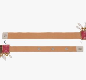 Partywear Beaded &amp; Pearl Embellished Belt