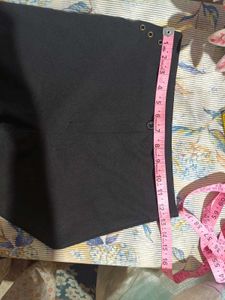 Chic White Top &amp; Black Pants Set